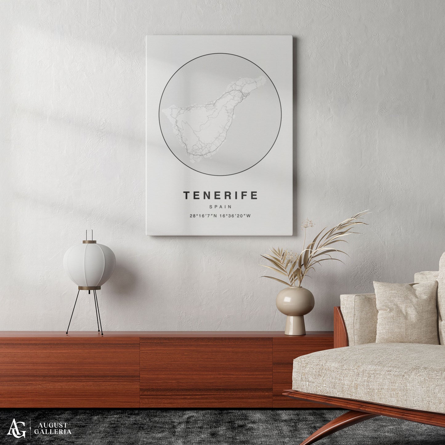 Tenerife Minimalist Map