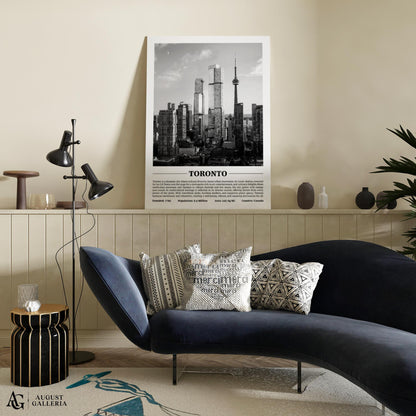 Toronto Black & White City Print