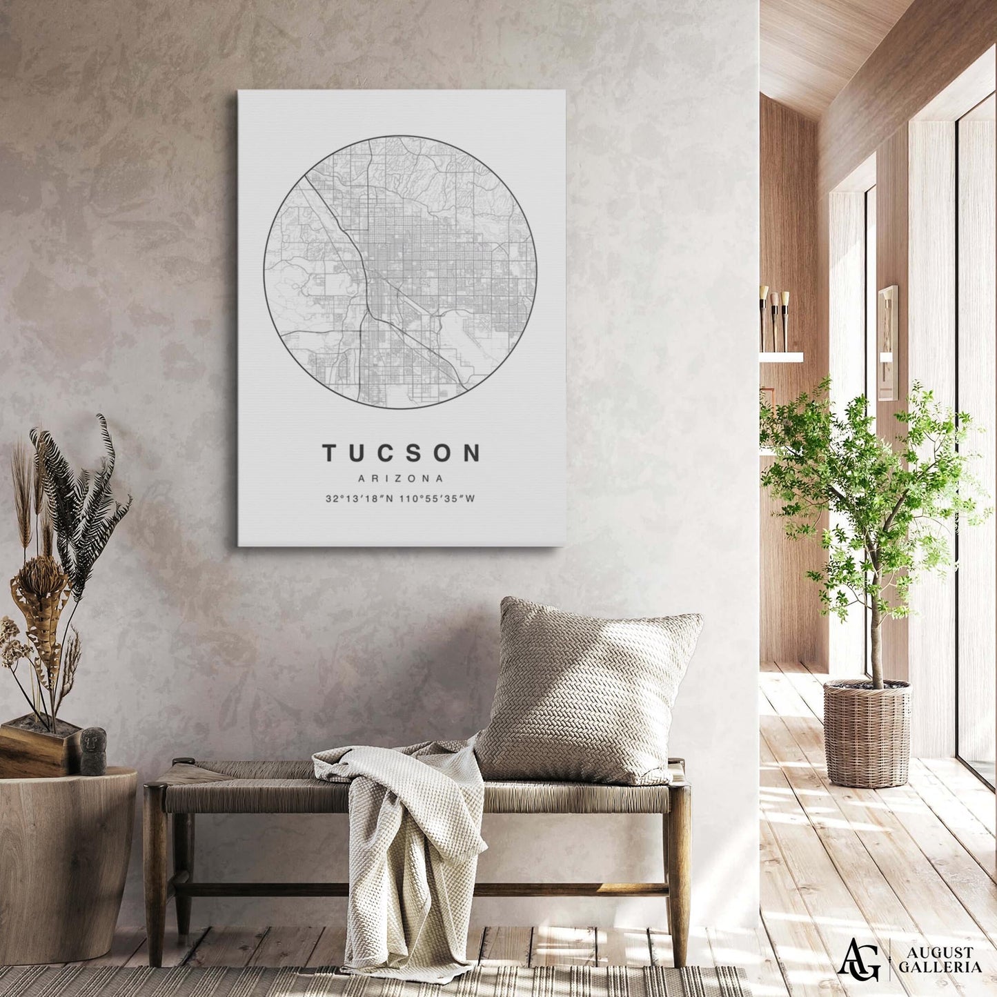 Tucson Minimalist Map
