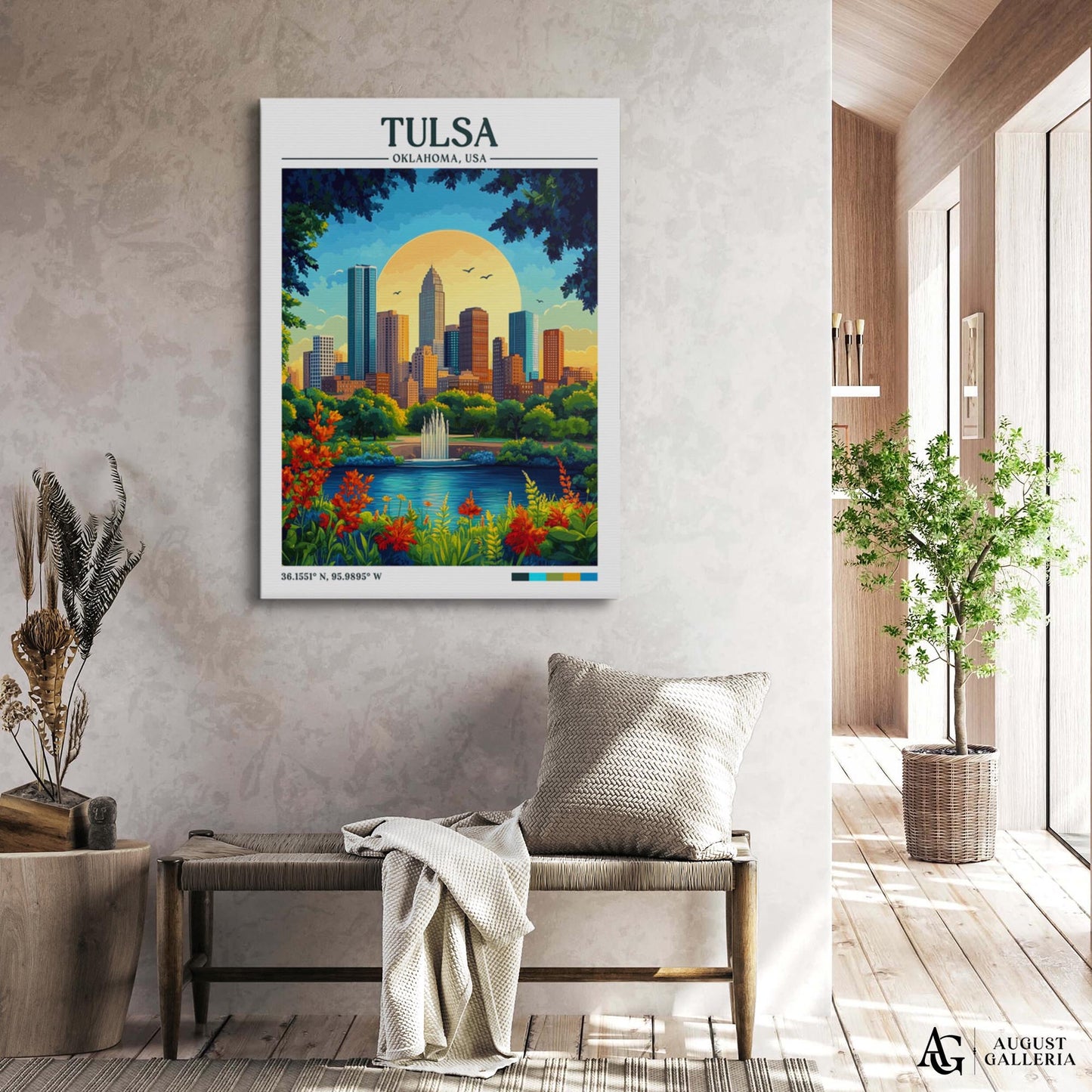 Tulsa Oklahoma Travel Print