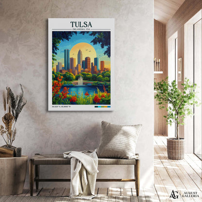 Tulsa Oklahoma Travel Print