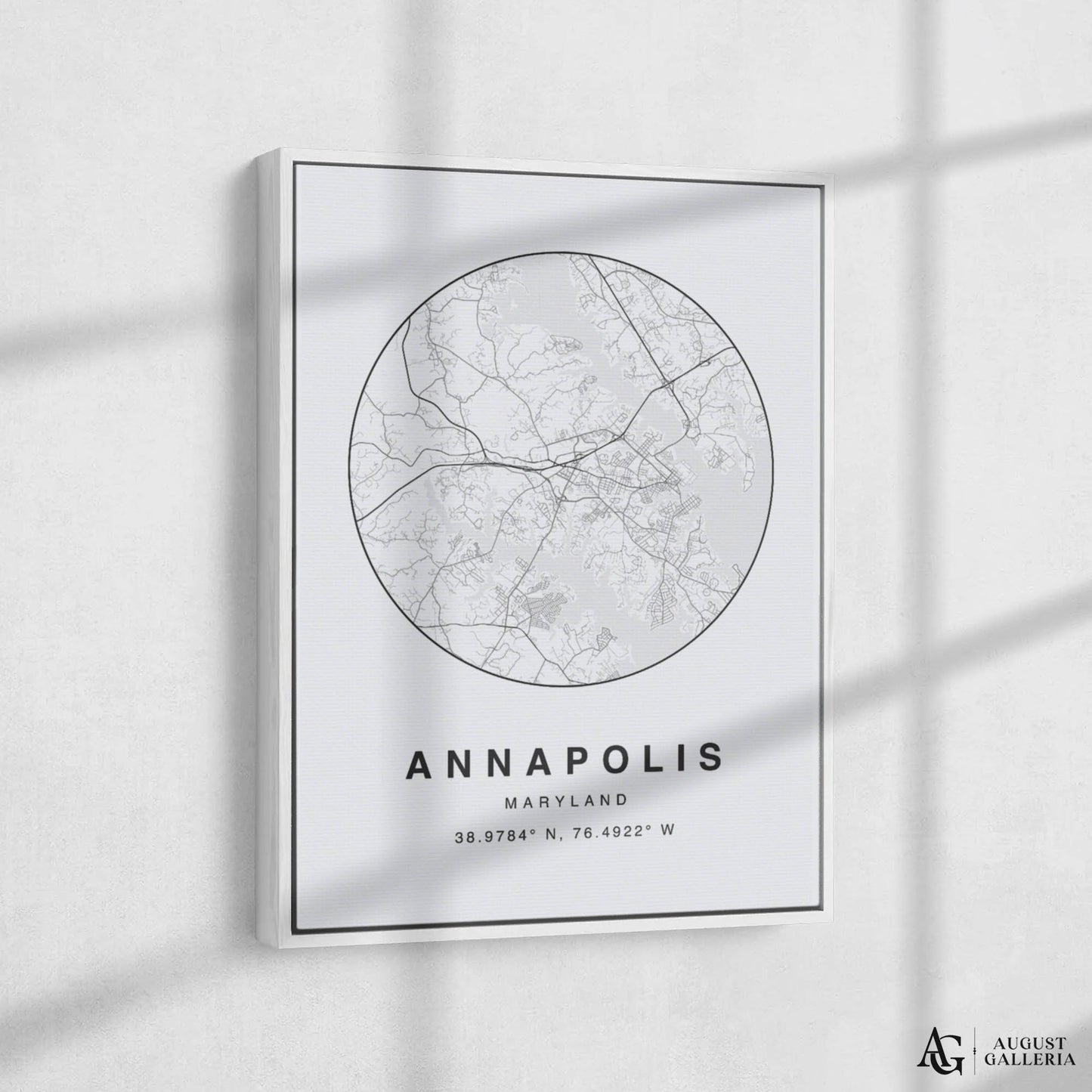 Annapolis Minimalist Map