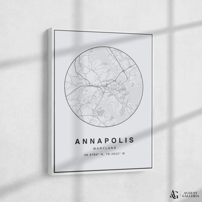 Annapolis Minimalist Map