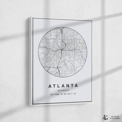 Atlanta Minimalist Map