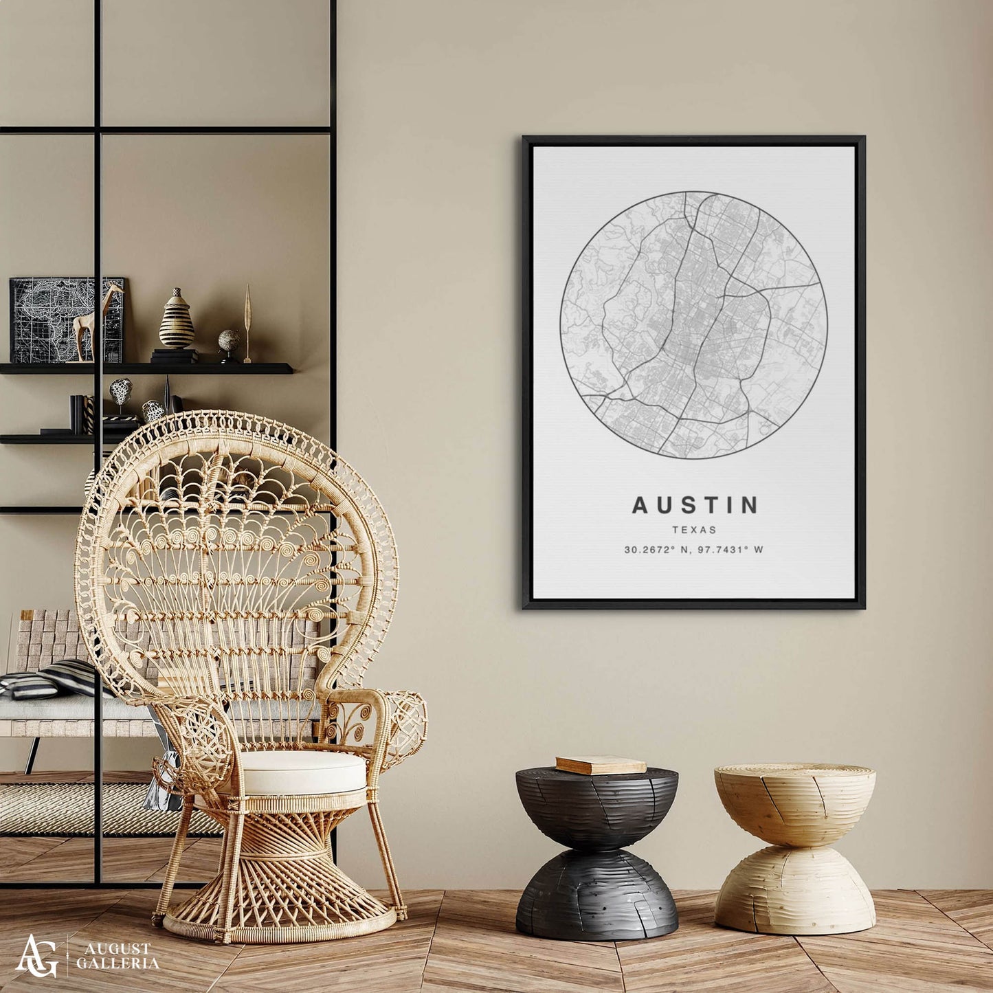 Austin Minimalist Map