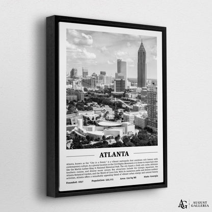 Atlanta Black & White City Print