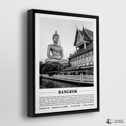 Bangkok Black & White City Print