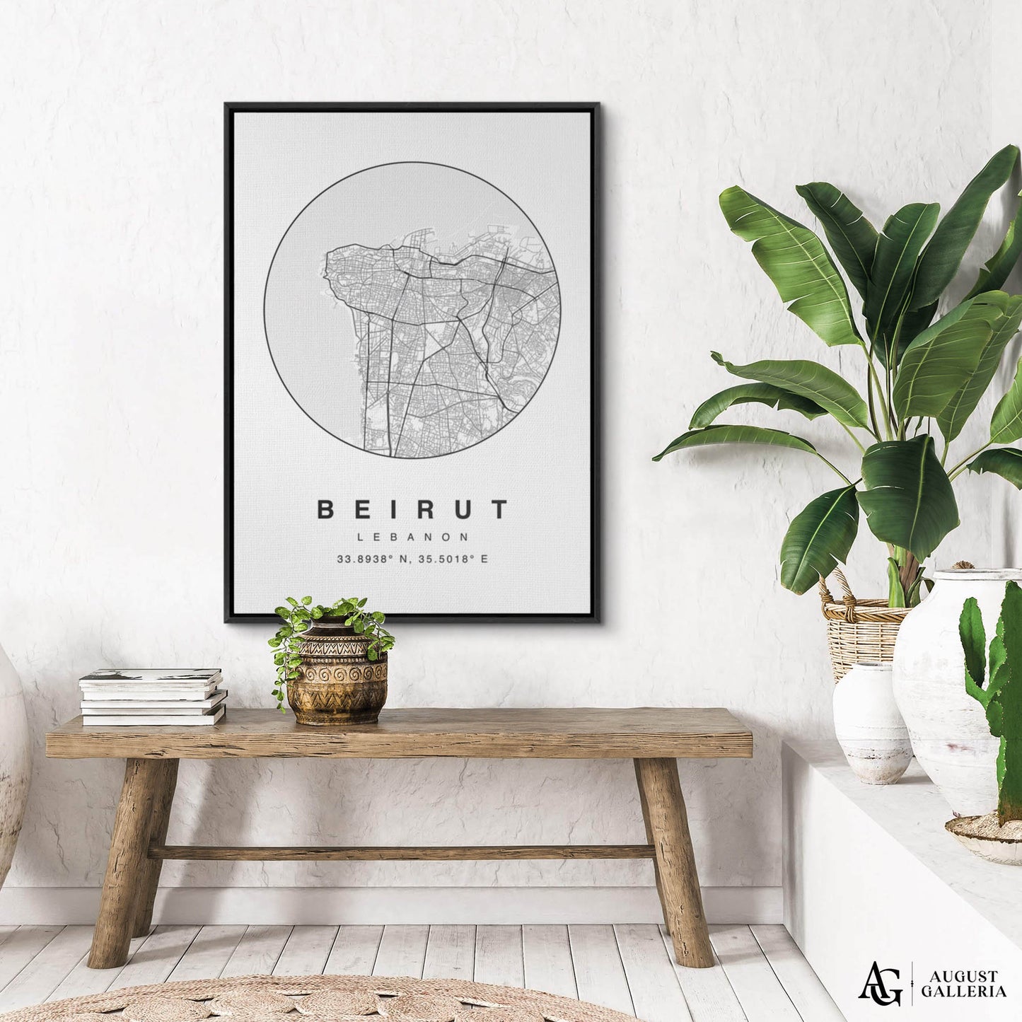 Beirut Minimalist Map