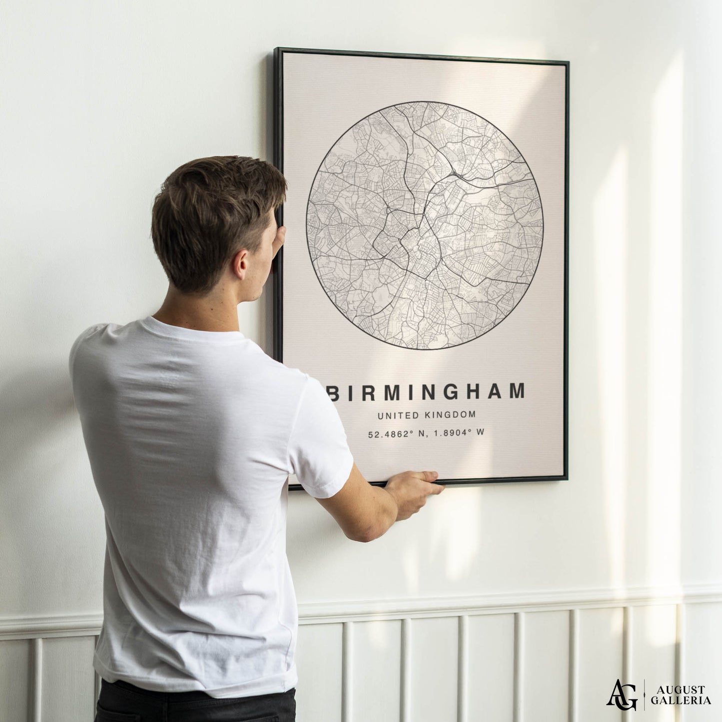 Birmingham Minimalist Map