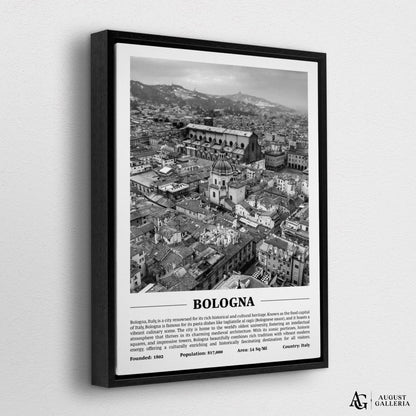 Bologna Black & White City Print