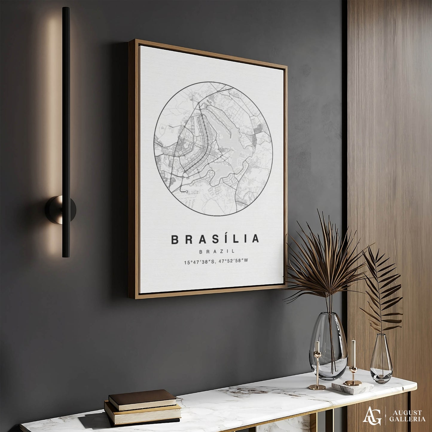 Brasilia Minimalist Map