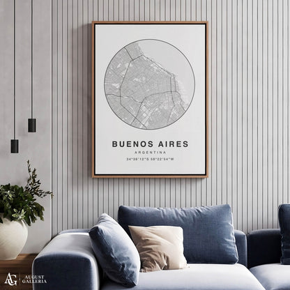 Buenos Aires Minimalist Map