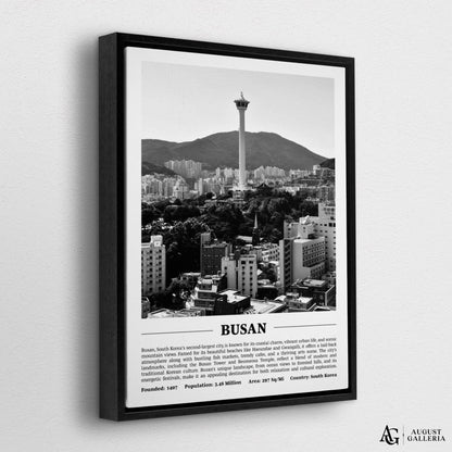 Busan Black & White City Print