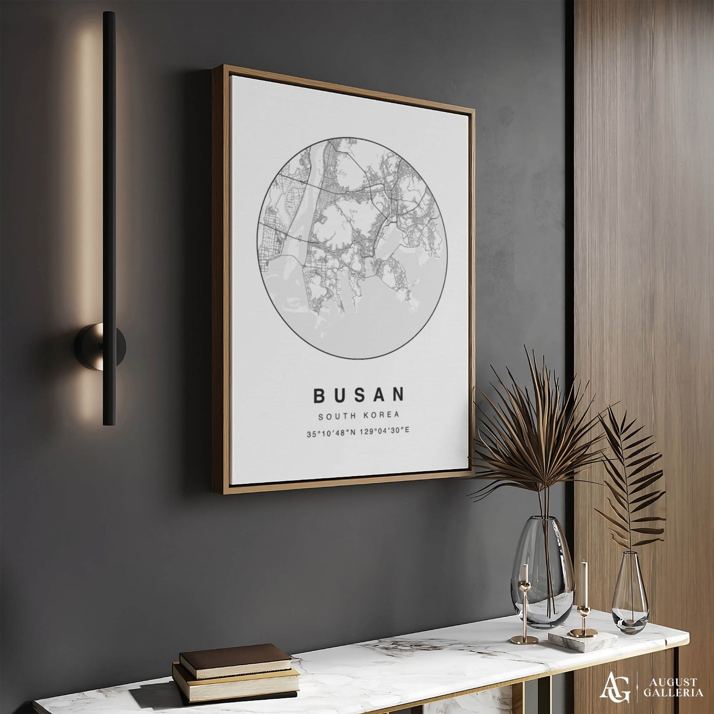 Busan Minimalist Map