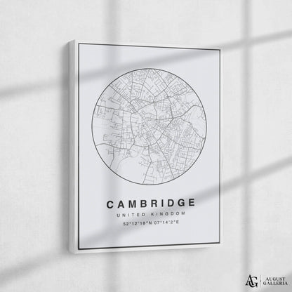 Cambridge Minimalist Map