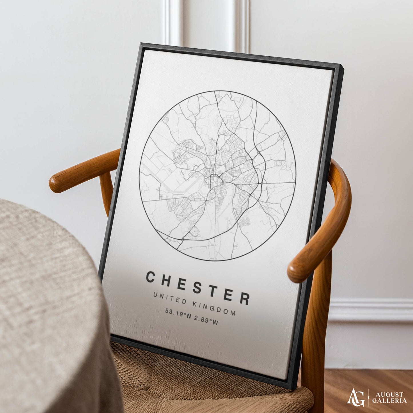 Chester Minimalist Map