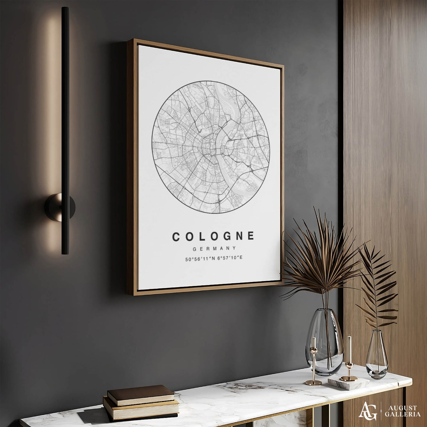 Cologne Minimalist Map