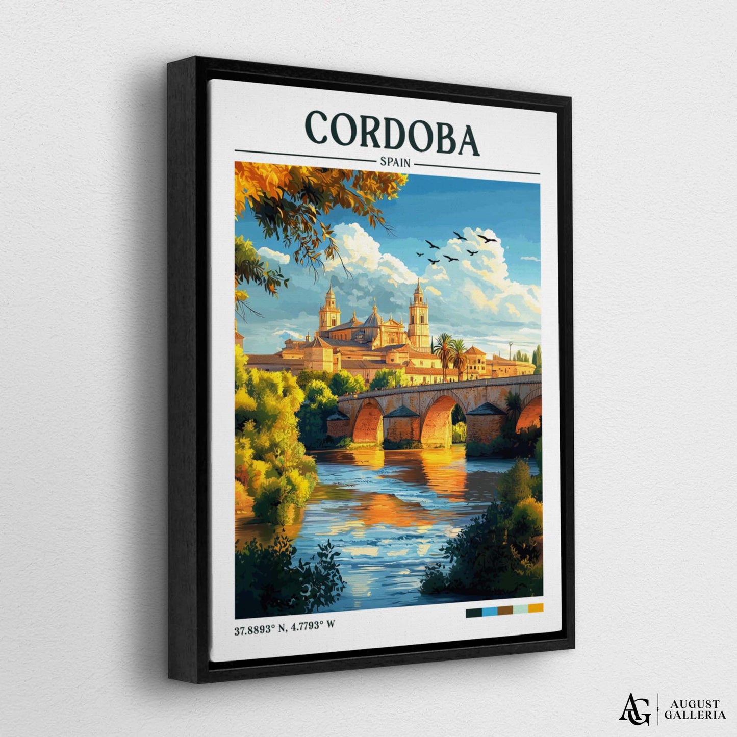 Córdoba Spain Retro Travel Print