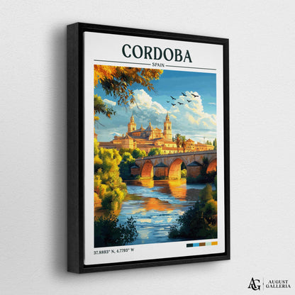 Córdoba Spain Retro Travel Print
