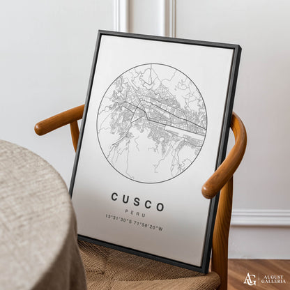 Cusco Minimalist Map