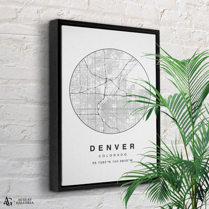 Denver Minimalist Map