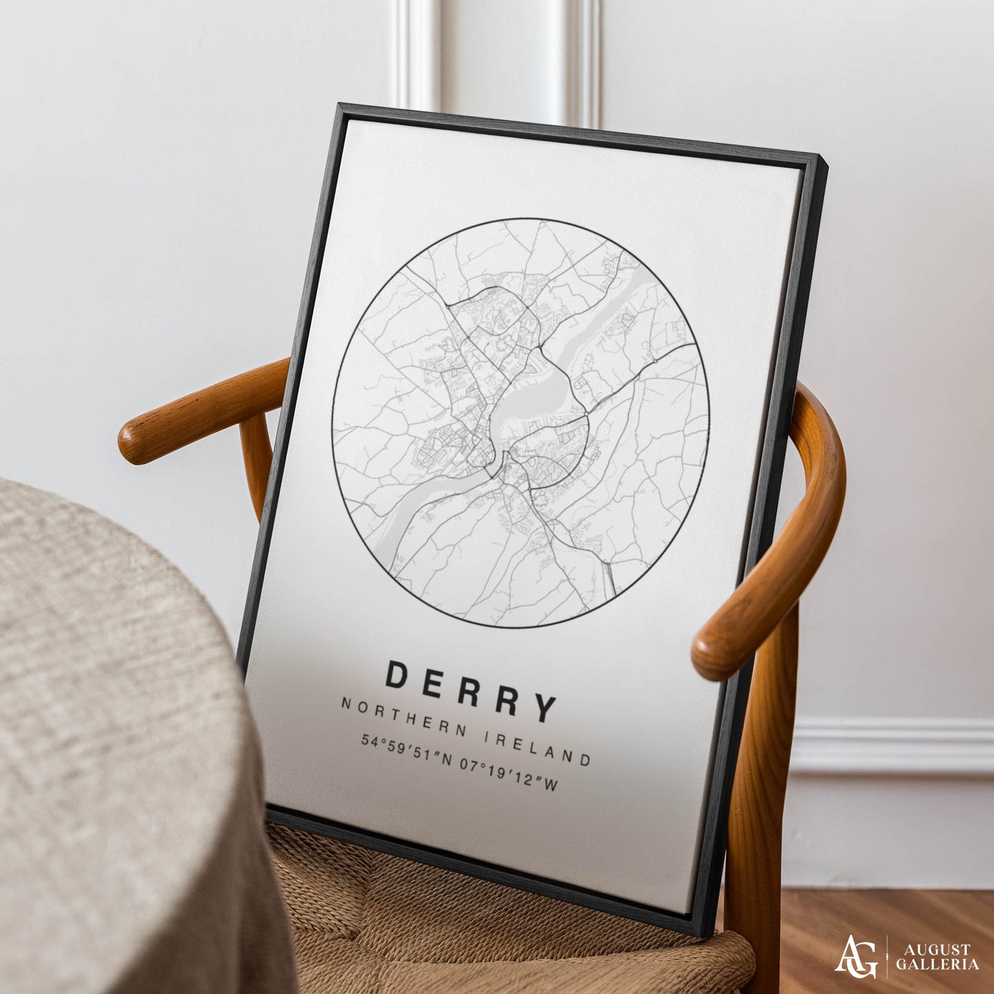 Derry Minimalist Map