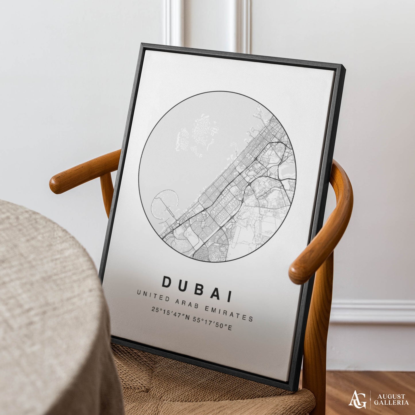 Dubai Minimalist Map
