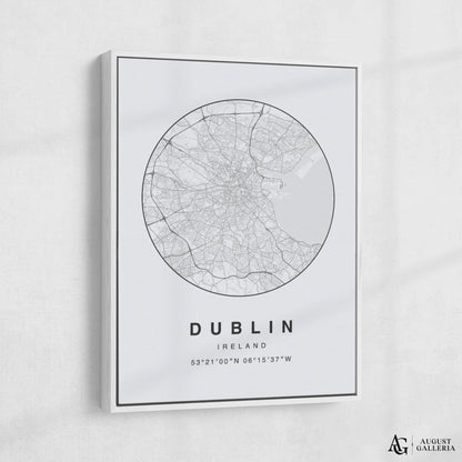 Dublin Minimalist Map