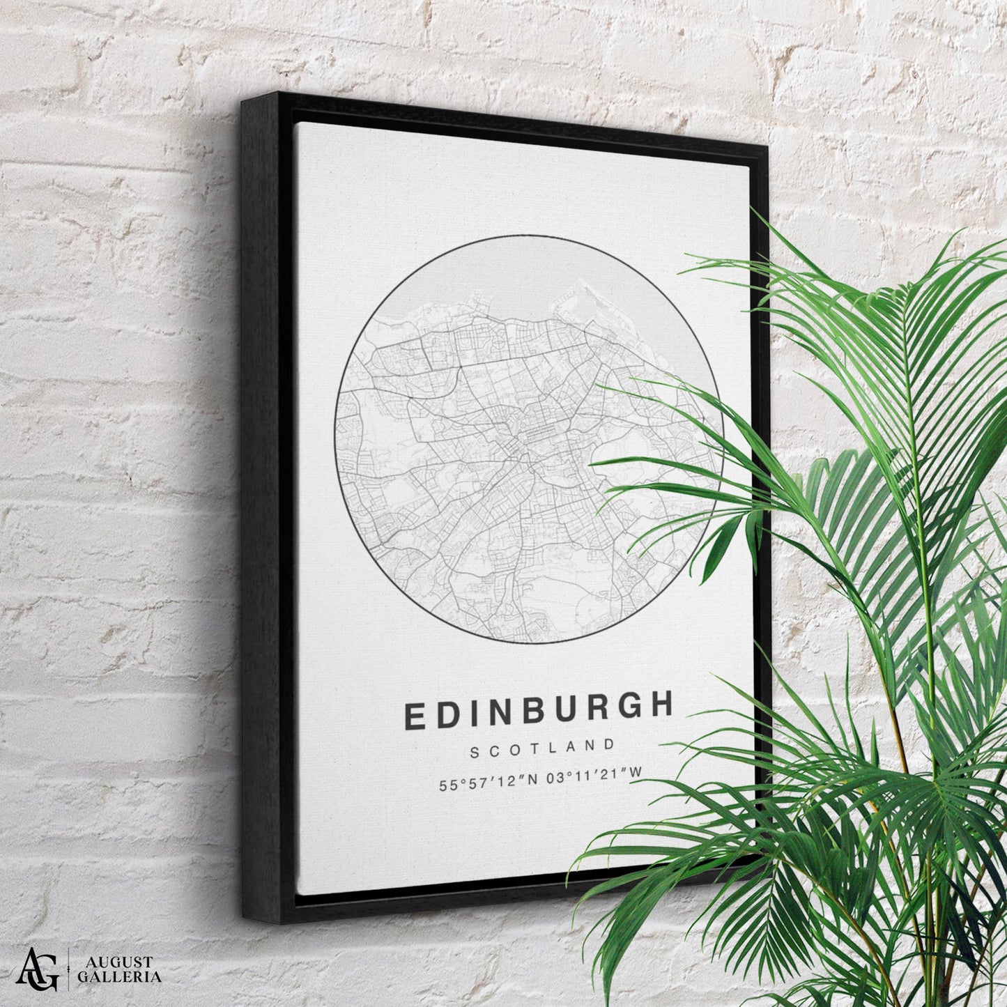 Edinburgh Minimalist Map