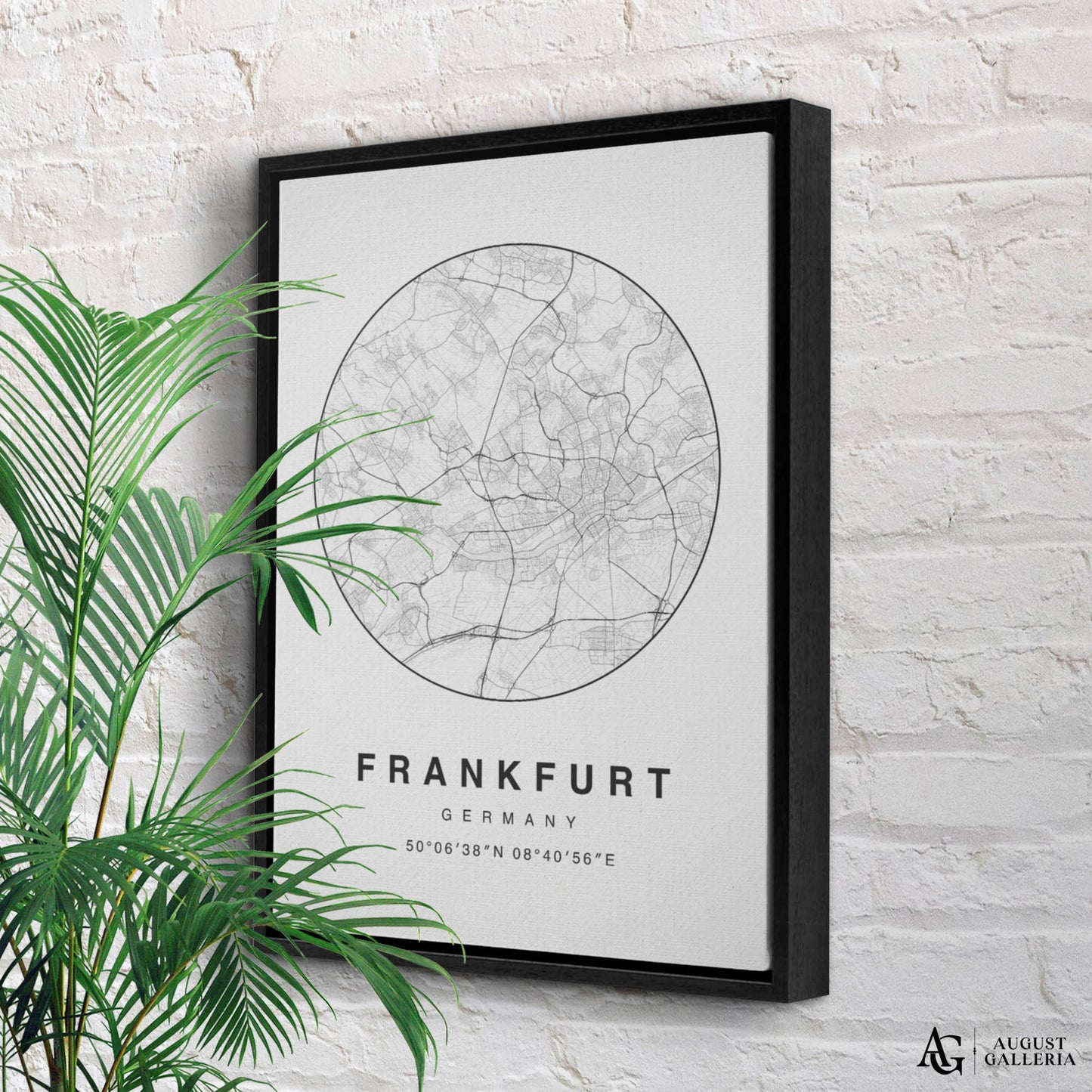 Frankfurt Minimalist Map