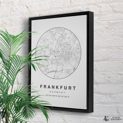 Frankfurt Minimalist Map