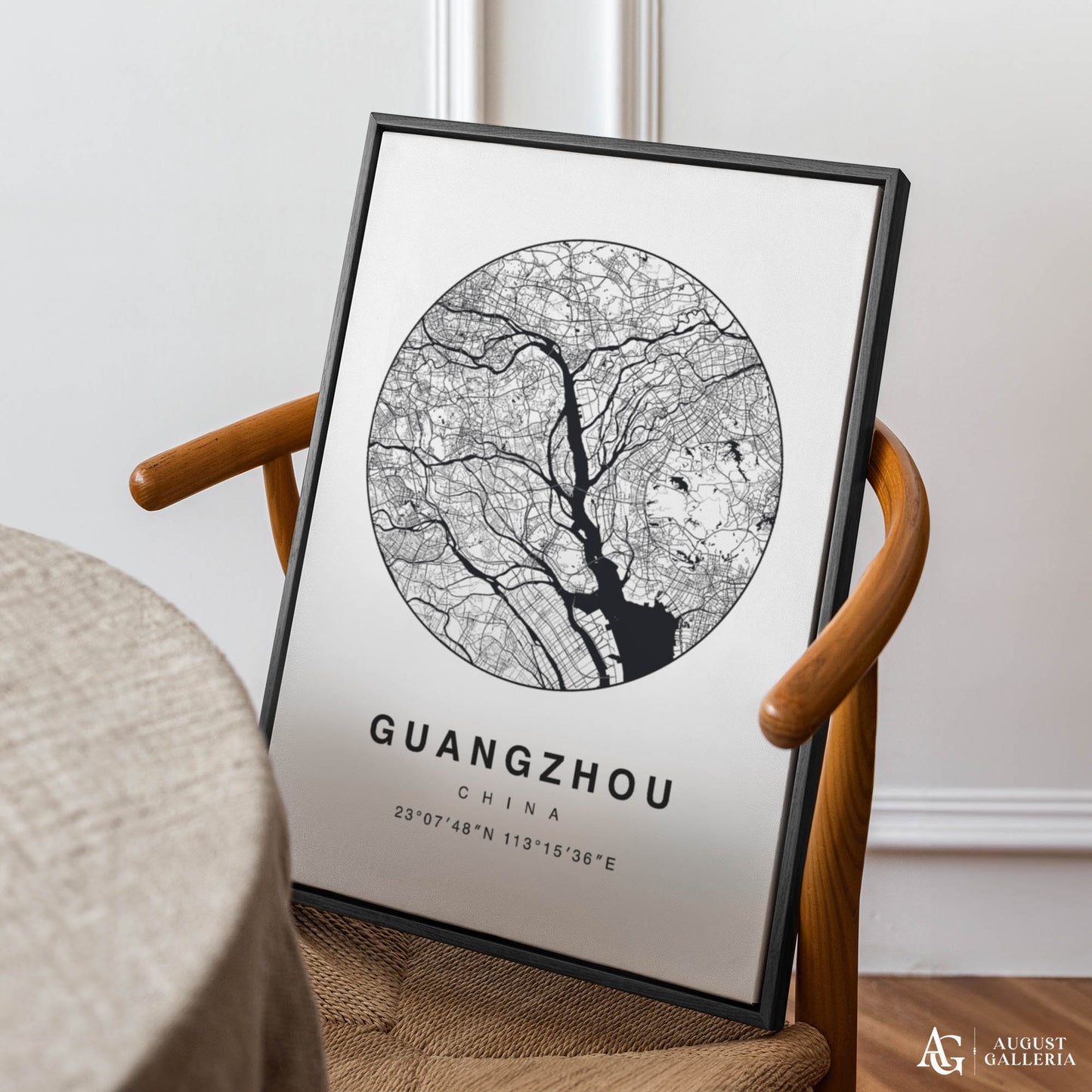 Guangzhou Minimalist Map