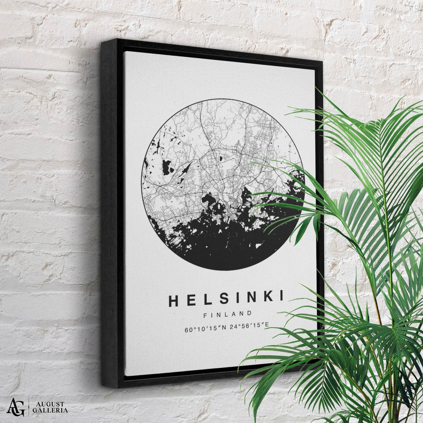 Helsinki Minimalist Map