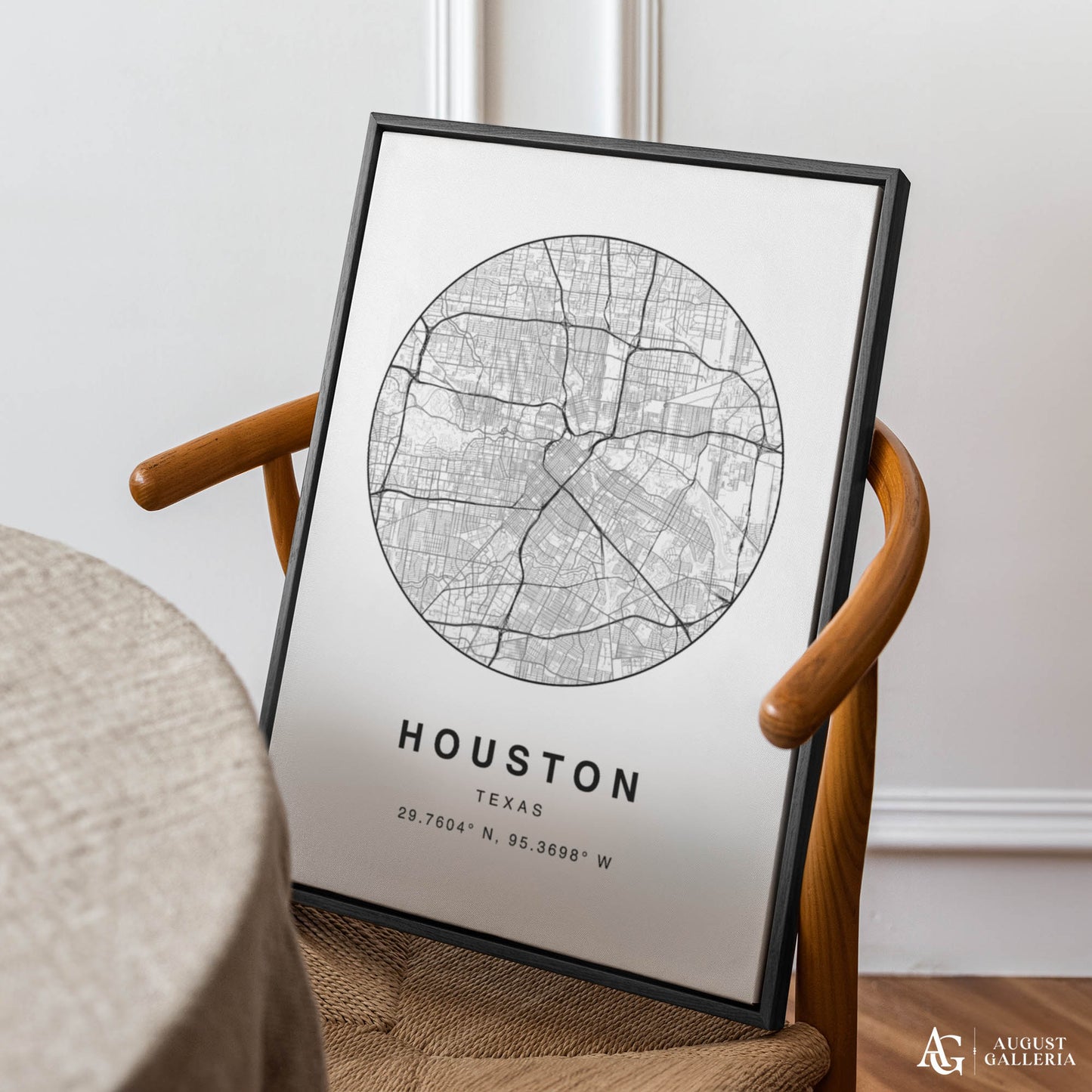 Houston Minimalist Map