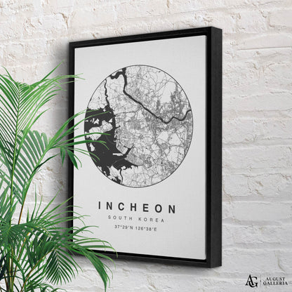 Incheon Minimalist Map