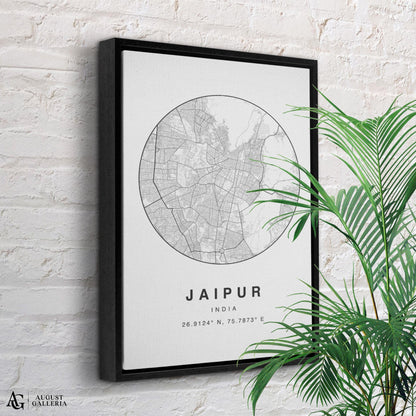 Jaipur Minimalist Map