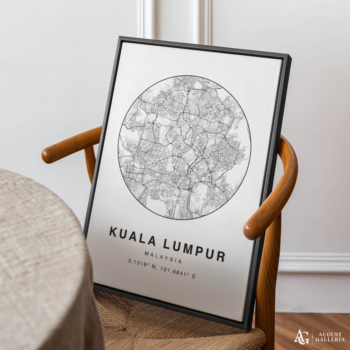 Kuala Lumpur Minimalist Map