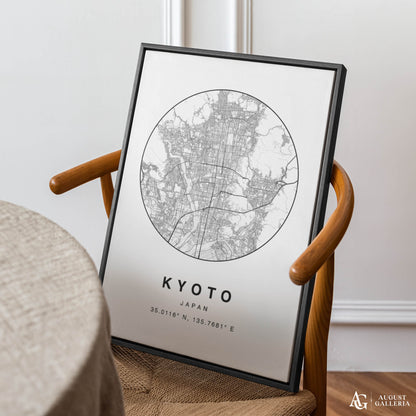 Kyoto Minimalist Map