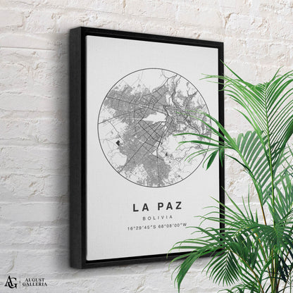 La Paz Minimalist Map
