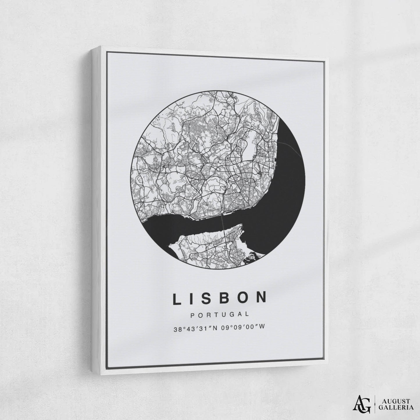 Lisbon Minimalist Map