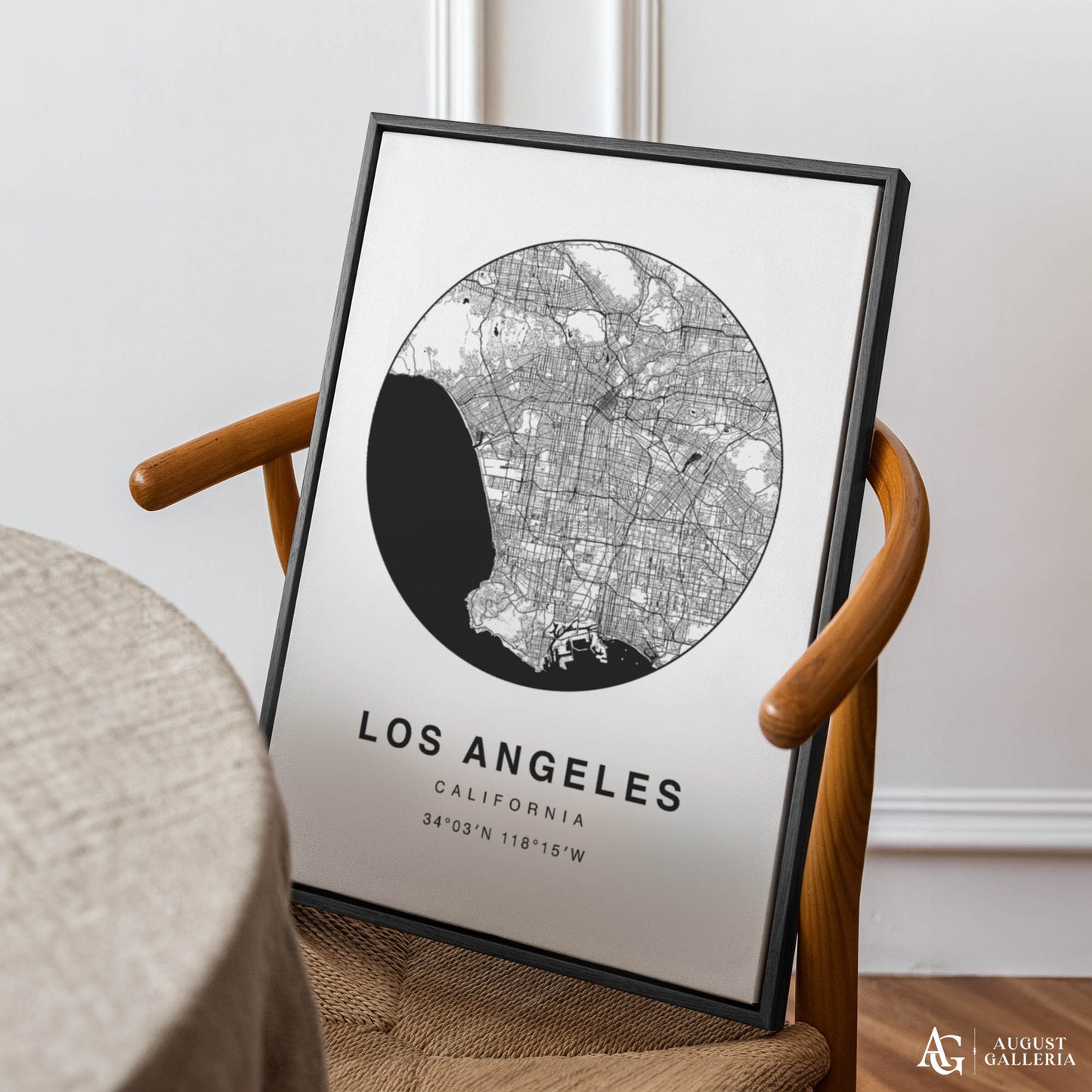 Los Angeles Minimalist Map
