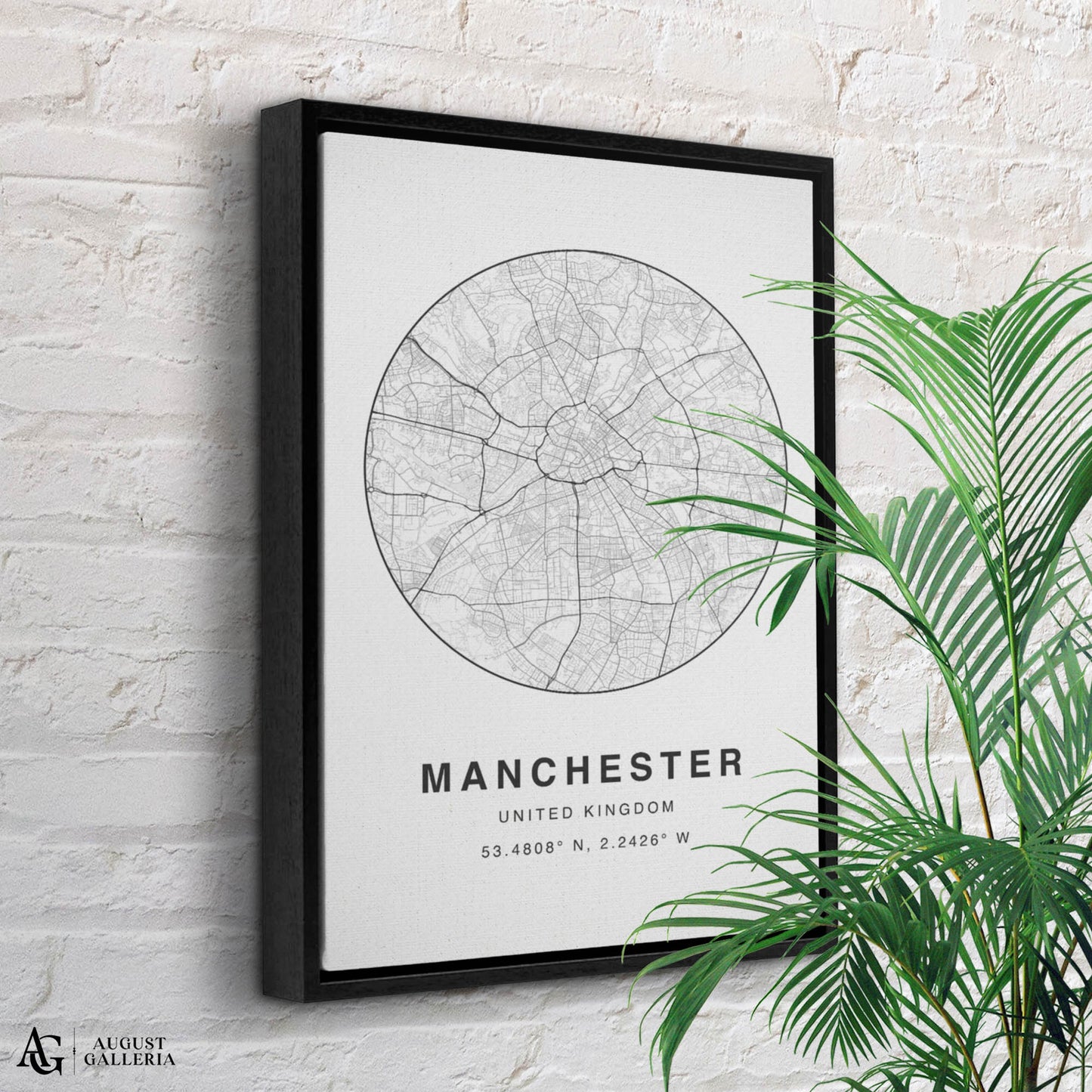 Manchester Minimalist Map