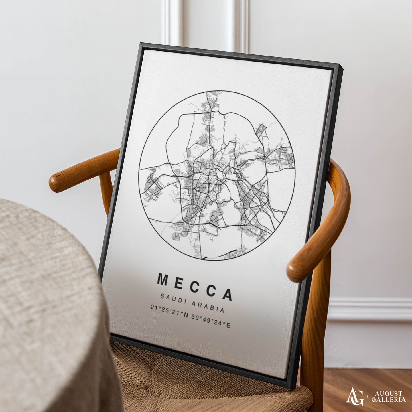 Mecca Minimalist Map