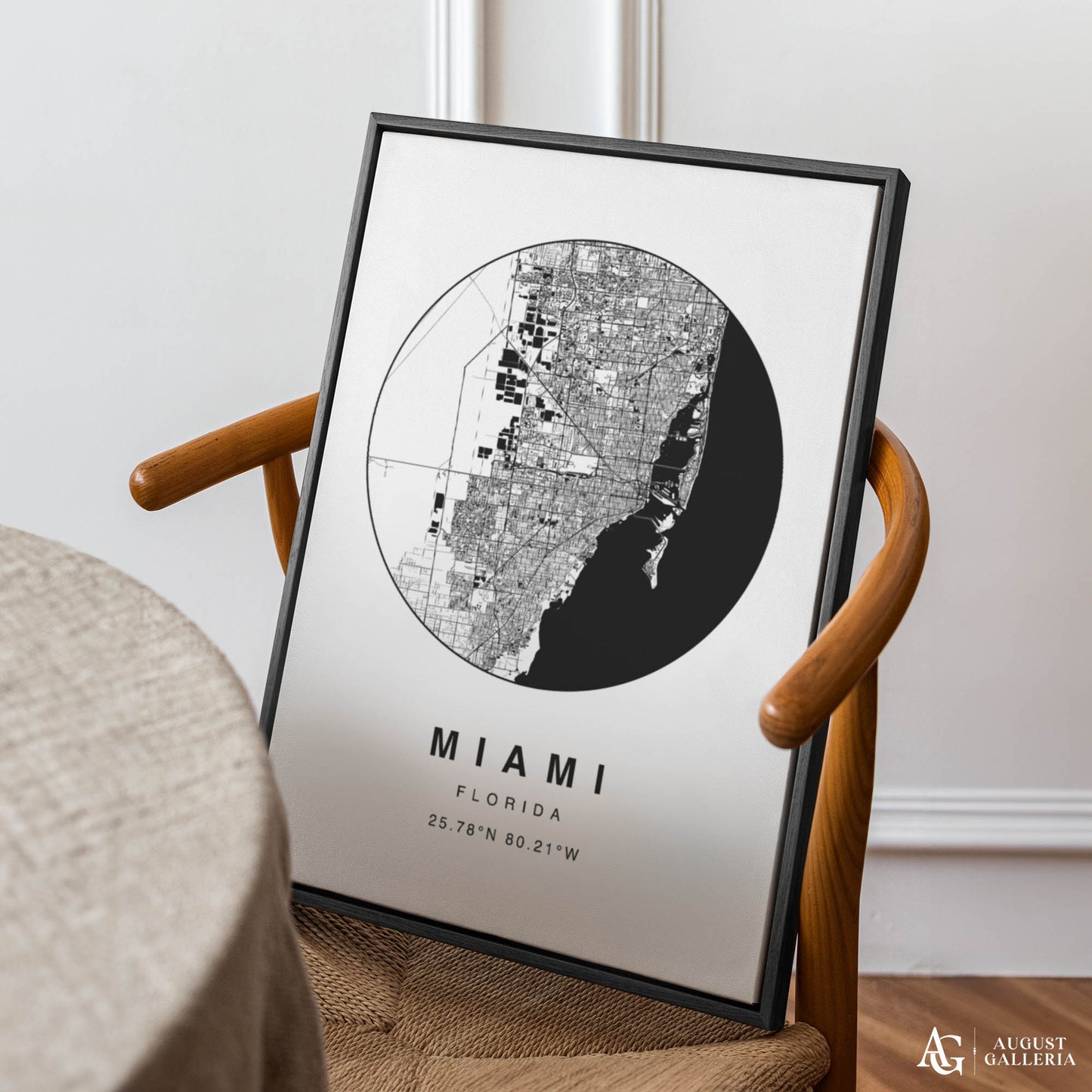 Miami Minimalist Map