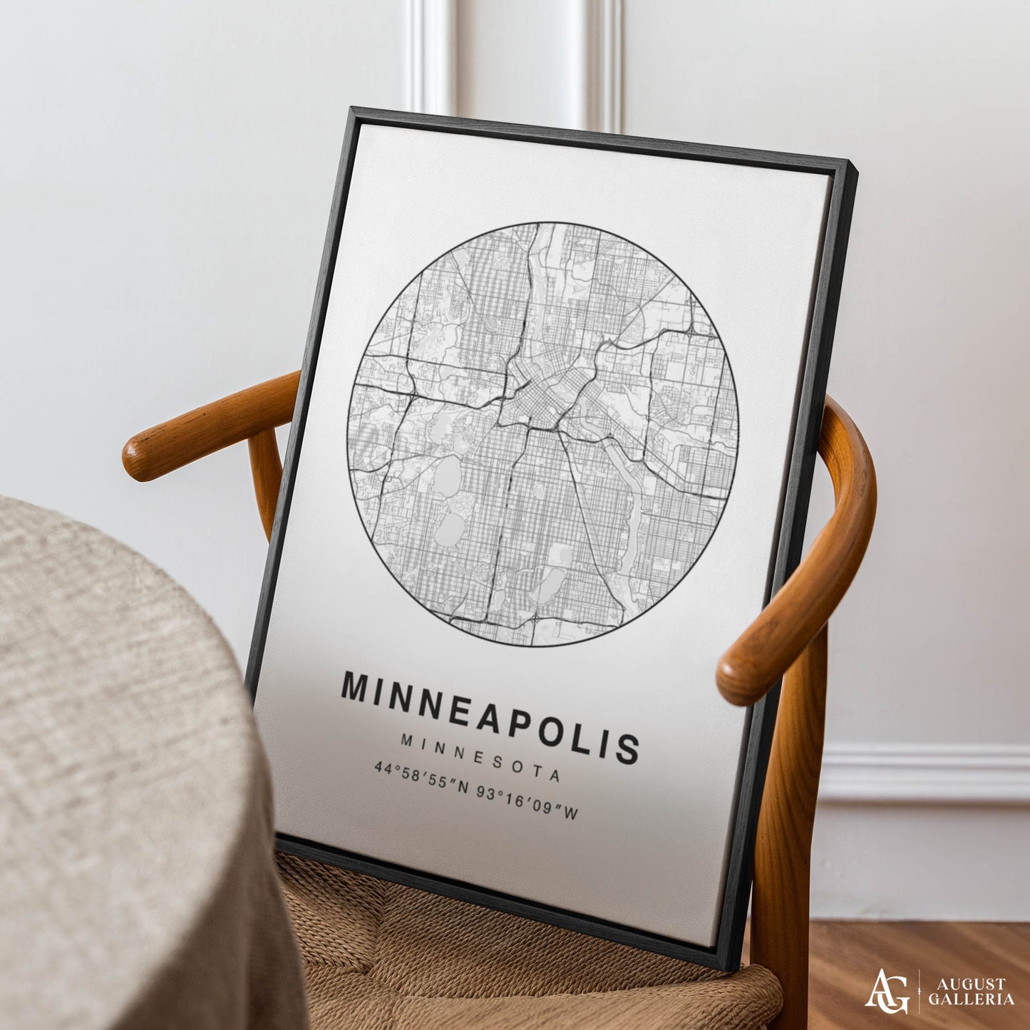 Minneapolis Minimalist Map