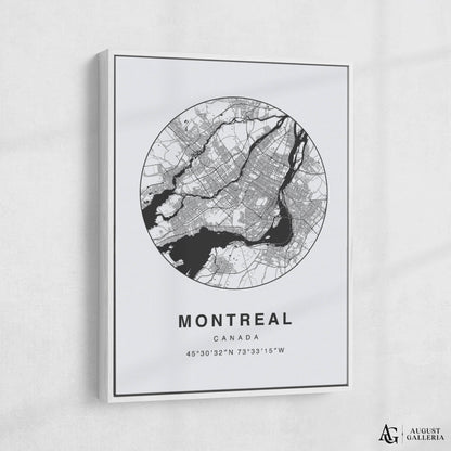 Montreal Minimalist Map