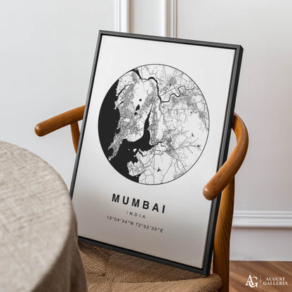 Mumbai Minimalist Map