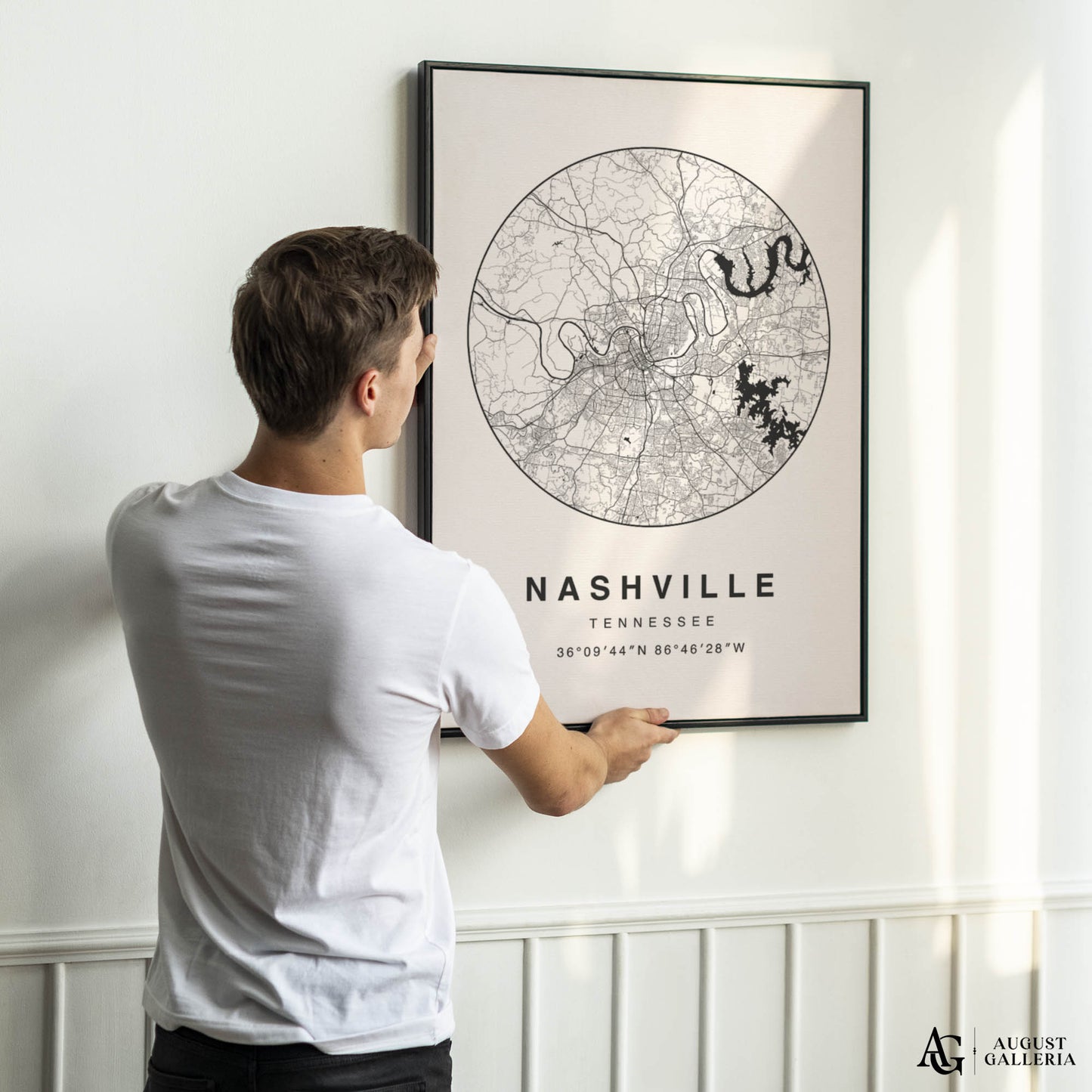 Nashville Minimalist Map