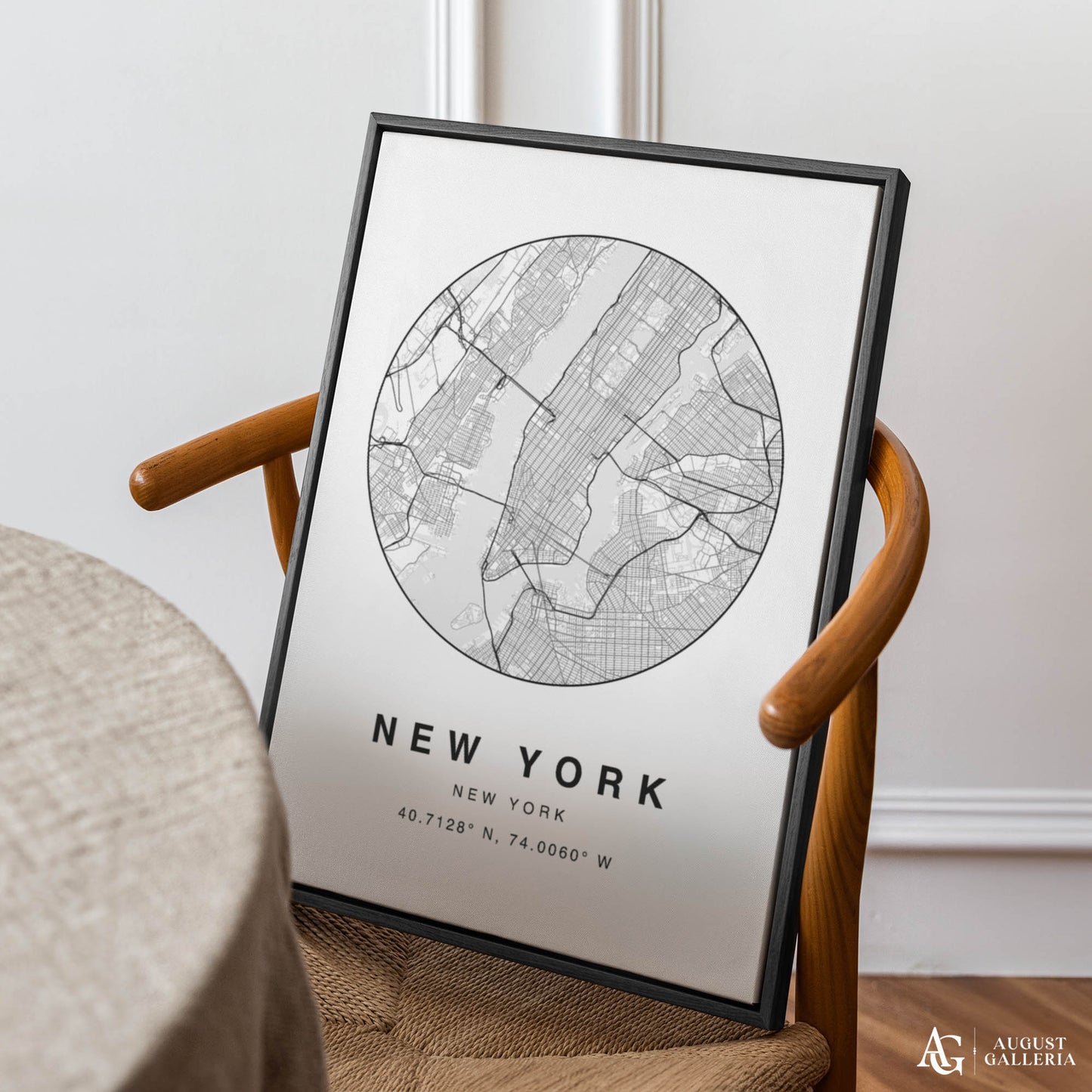 New York Minimalist Map