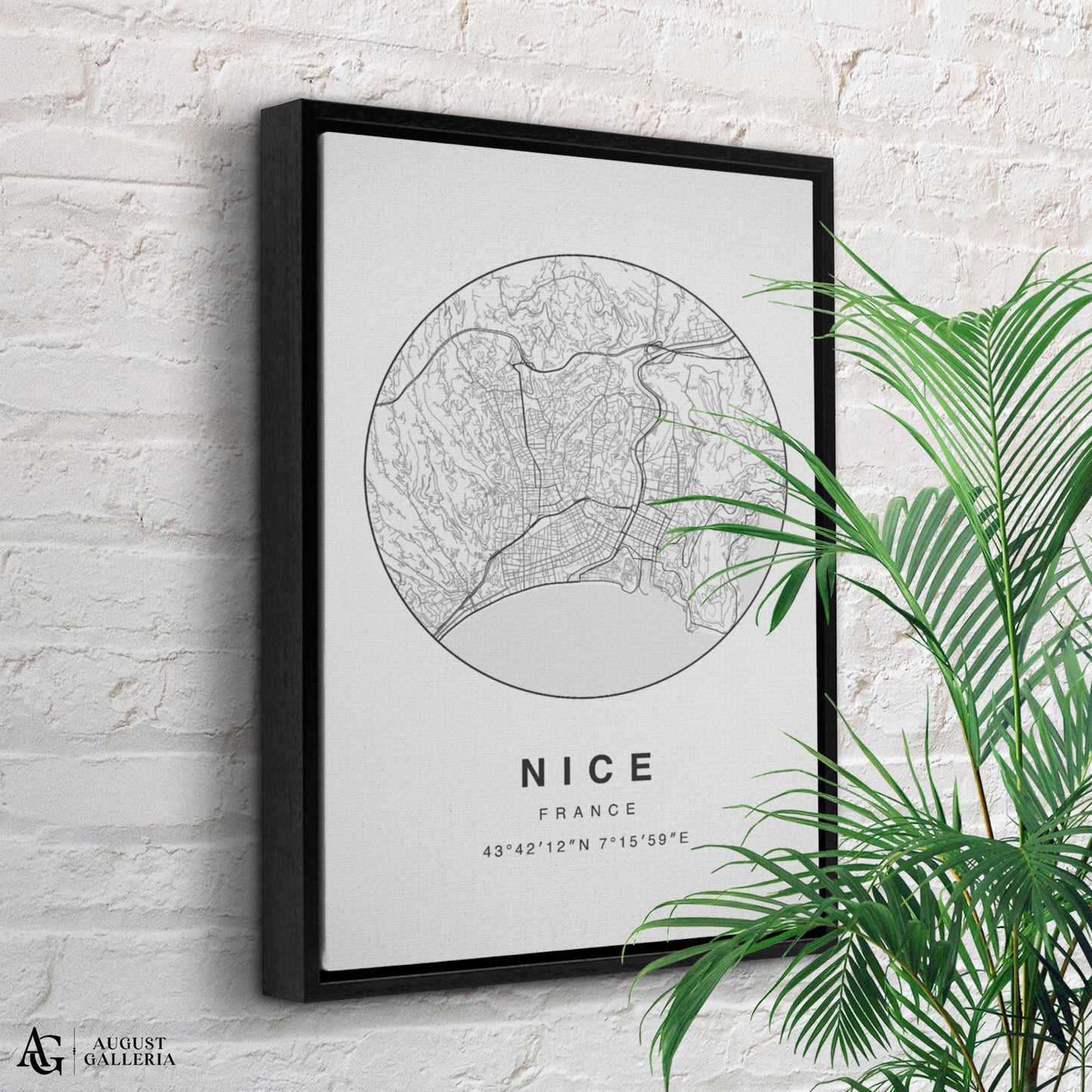 Nice Minimalist Map